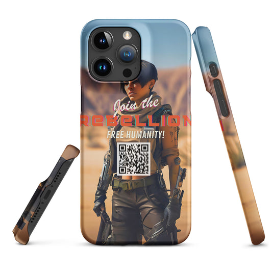 8001 "Rebellion" Röd Tvilling Snap case mobilskal (Apple) sci-fi cyberpunk